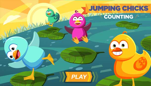 Jumping Chicks Counting